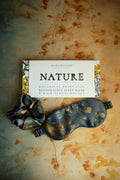 Silk & Willow 100% Pure Mulberry Silk Sleep Eye Mask & Hair Scrunchie Gift Set (Midnight)