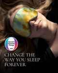 Silk & Willow 100% Pure Mulberry Silk Sleep Eye Mask & Hair Scrunchie Gift Set (Teal Marigold)