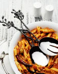 Black Orchid Serving Set