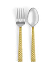 Palm Serving Set - Silver